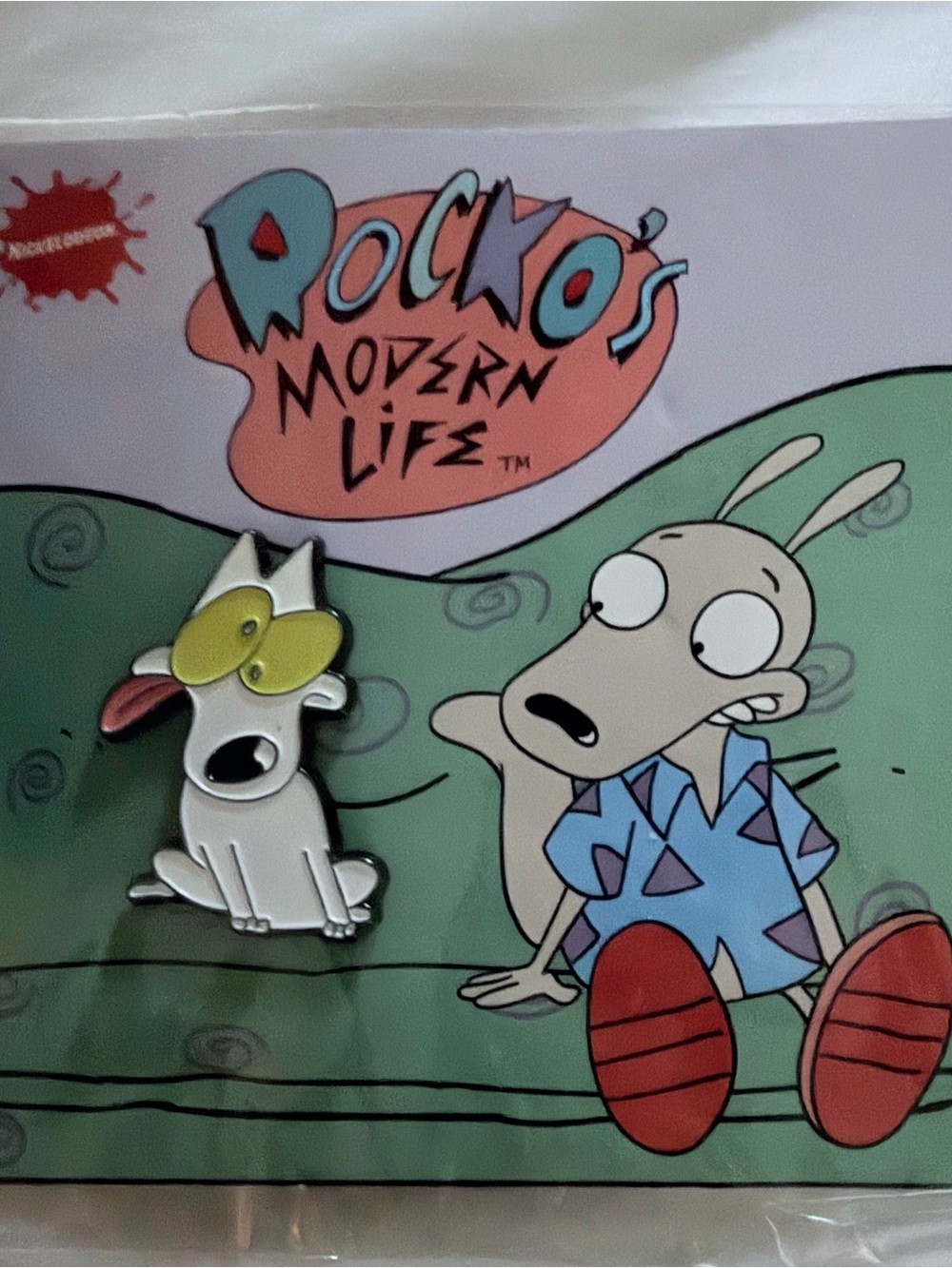 Rocko's Modern Life Spunky Enamel Pin